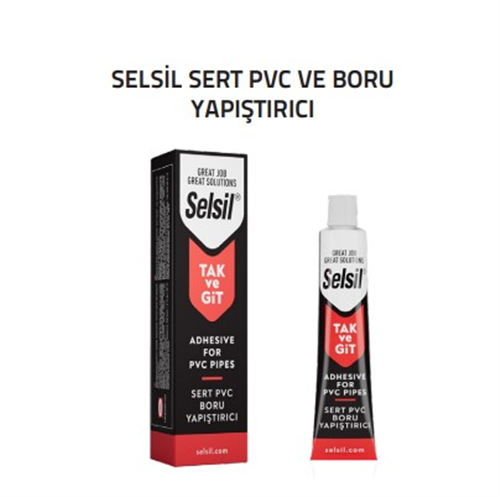 SERT PVC VE BORU YAPIŞTIRICI - SELSİL (50gr) (K-48)
